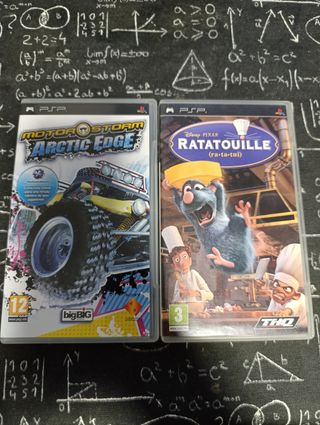 Juegos PSP MotorStorm Arctic Edge y Ratatouille