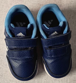 Scarpe Adidas bambino blu/bianco n.22