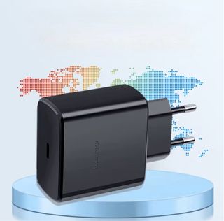 Cargador + clavija para iPhone y Samsung 