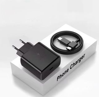 Cargador + clavija para iPhone y Samsung 