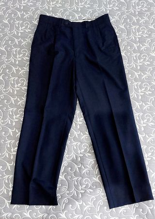 Traje de hombre azul