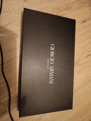 Bolso de mano Giorgio Armani negro