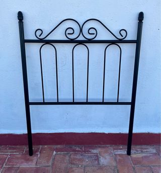 Cabecero Forja Negro 90 cm