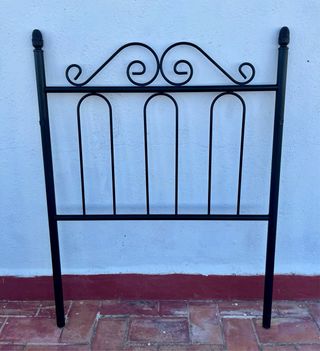 Cabecero Forja Negro 90 cm