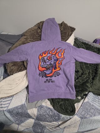 Sudadera Vans Niño Morada