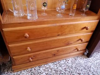 ALACENA RUSTICA PINO CAJONES