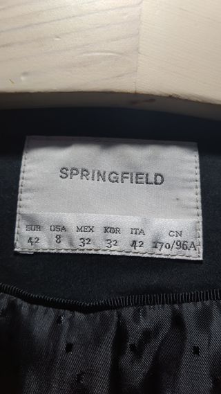 Chaqueta Springfield Negra