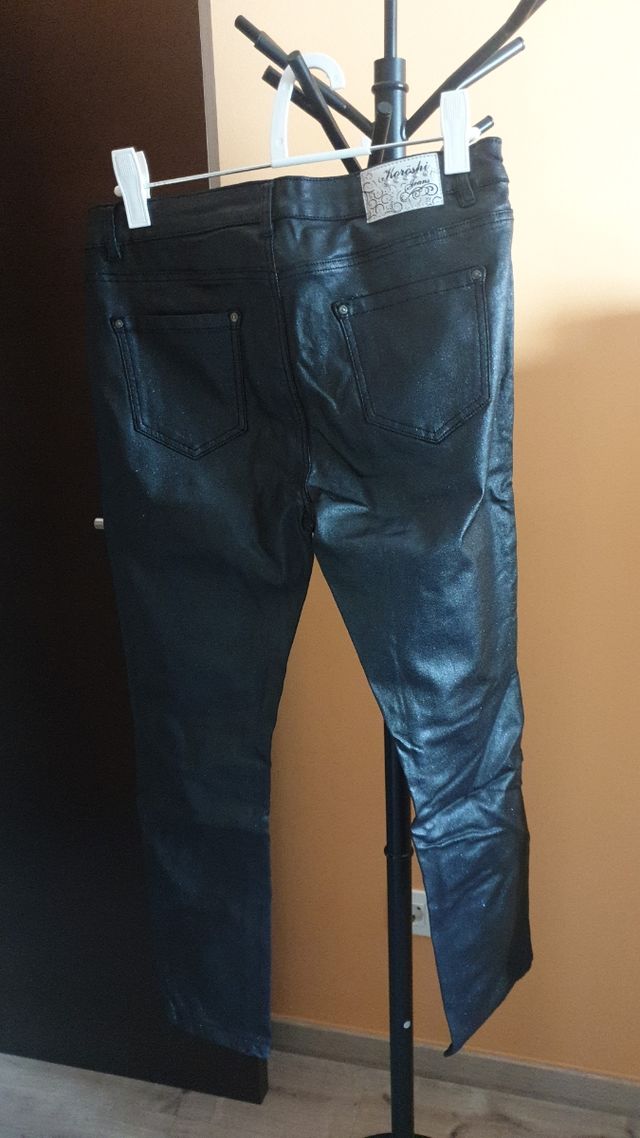 Pantalón Mujer Azul oscuro
 Brillante