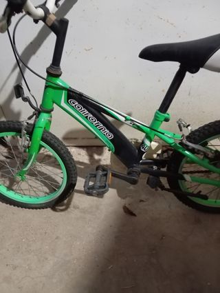 Bicicleta infantil verde California