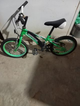 Bicicleta infantil verde California