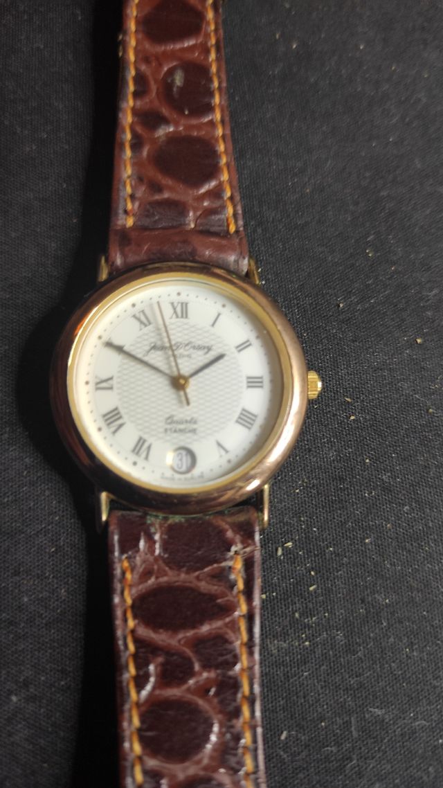 Reloj Jean D'orsay Cuarzo Marrón y Dorado