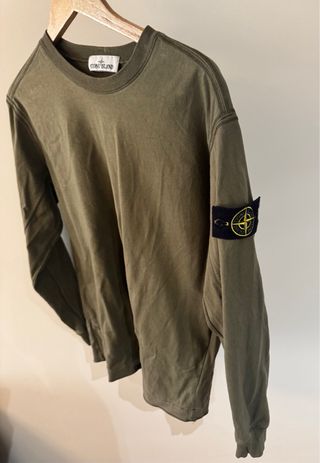 Jersey Stone Island Verde Oliva Original