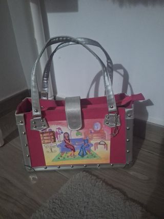 Bolso de mano con estampado