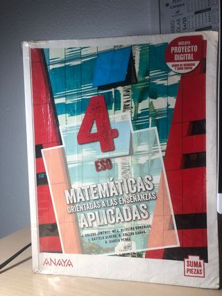 Libro matemáticas 