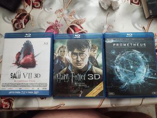 Lote de 3 Películas Blu-ray 3D