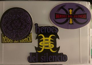 Pegatinas Héroes del Silencio Originales