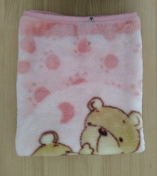 Manta/Saco Bebé Ositos Rosa/Azul