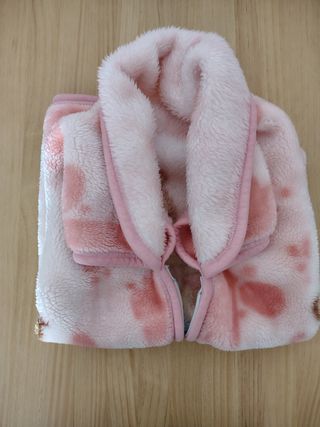 Manta/Saco Bebé Ositos Rosa/Azul