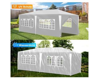 Gazebo impermeabile 3x6m «Nuovo di zecca»