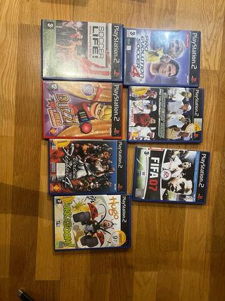 Ps2 Playstation 2 Plata + Juegos