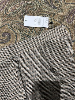 Pantalones Sfera pata de gallo marrones