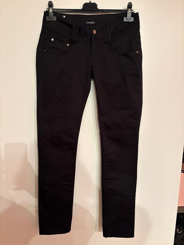 Pantalón Phard Negro Talle Alto