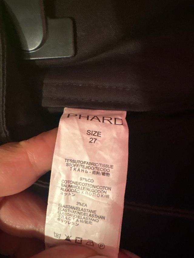 Pantalón Phard Negro Talle Alto