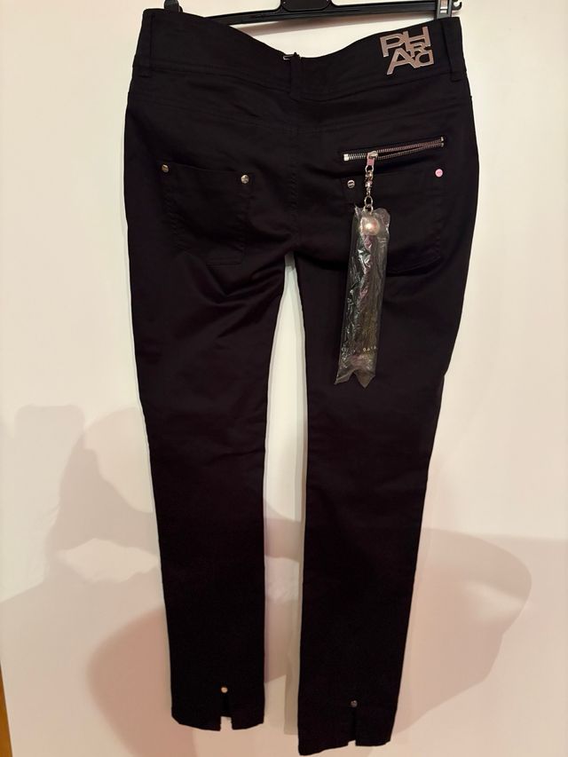 Pantalón Phard Negro Talle Alto