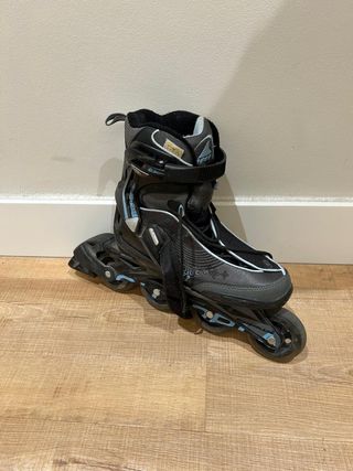 Patines Rollerblade Negros y Azules talla 38.5