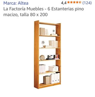 2 Estanterías Pino Altea Madera