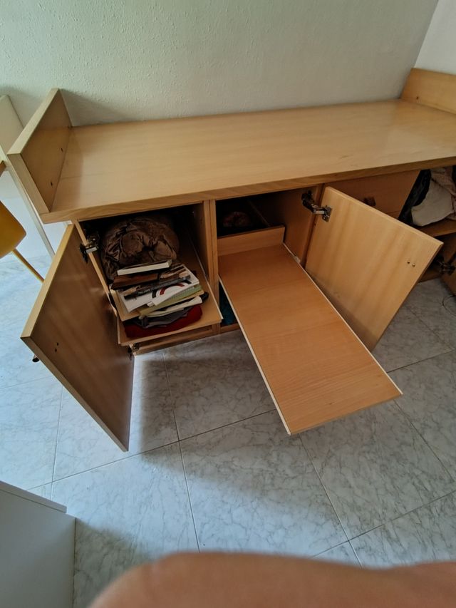 Cama individual con cajones