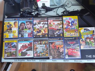 Lote de juegos PS2, PS3 y Wii