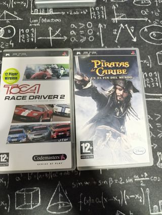 Juegos PSP TOCA Race Driver 2 y piratas del caribe