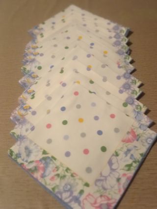 Tovaglioli in cotone con pois colorati