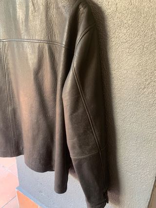 Cazadora Camel Marrón oscuro Cuero