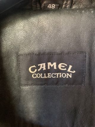 Cazadora Camel Marrón oscuro Cuero