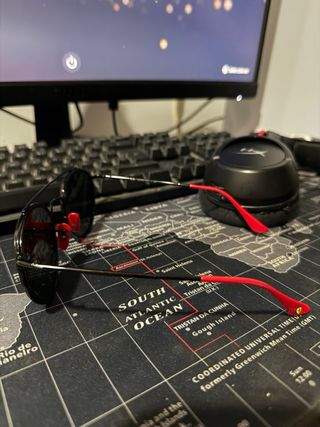 Gafas Ray-Ban x Ferrari Negras y Rojas