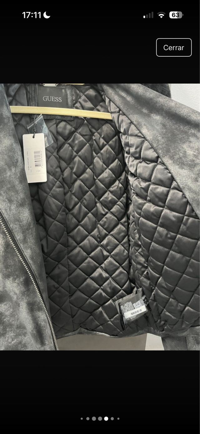 Cazadora Guess Negra Talla S