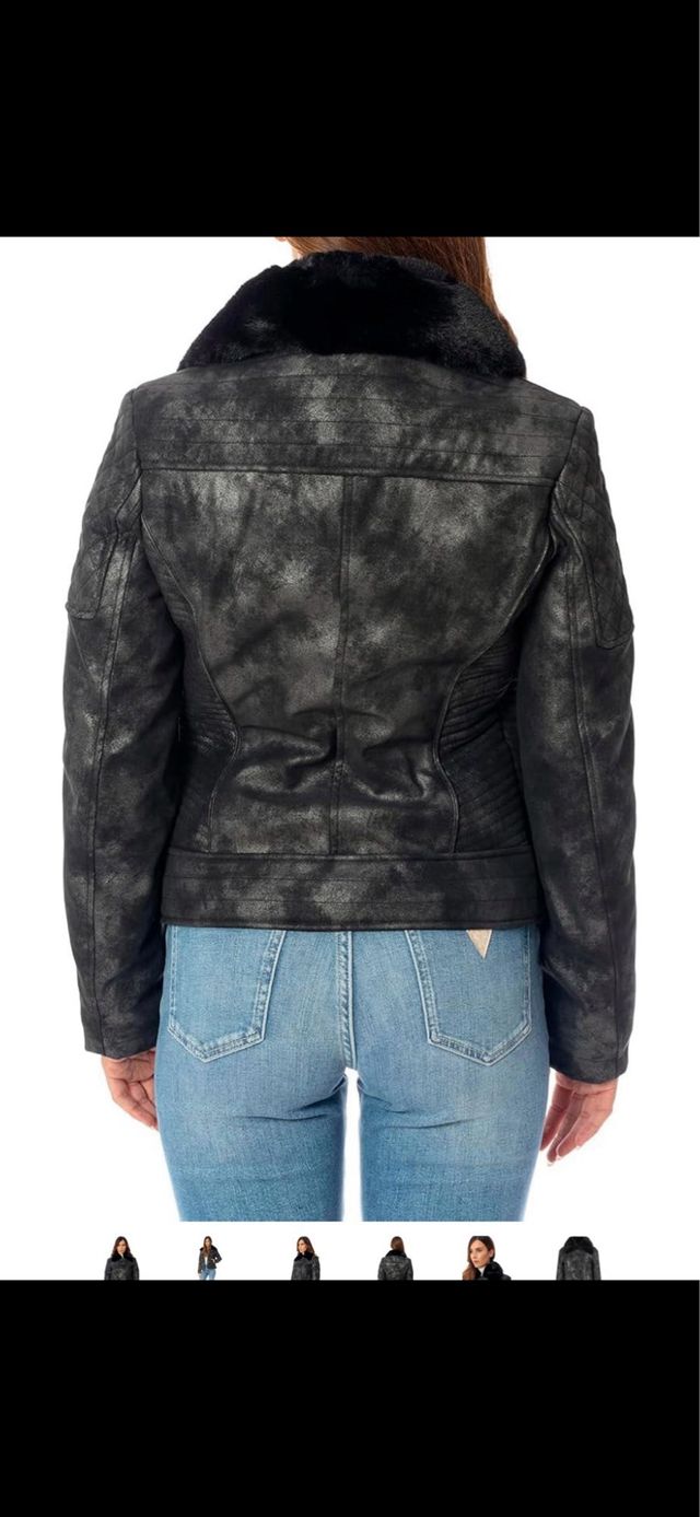 Cazadora Guess Negra Talla S