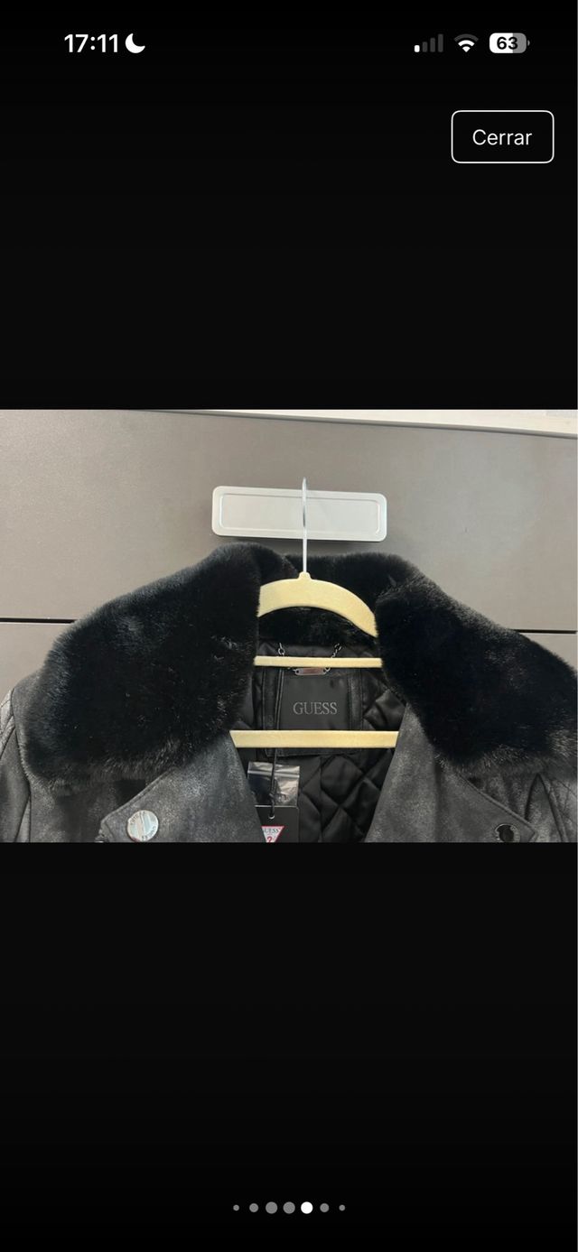 Cazadora Guess Negra Talla S