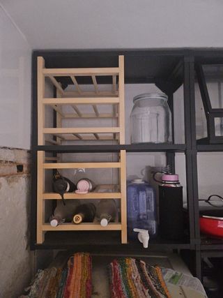 Lote Vinotecas botellero de madera