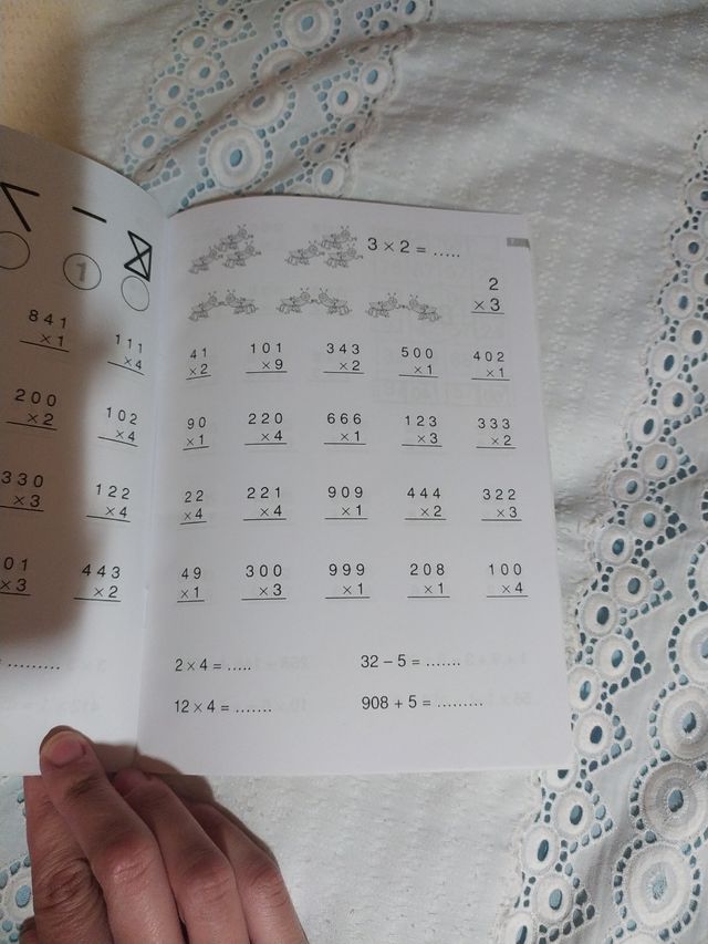 Cálculo 7. Multiplicaciones por una cifra I.