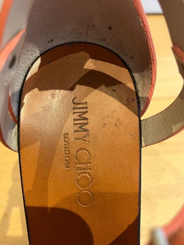 Cuñas Jimmy Choo Naranja