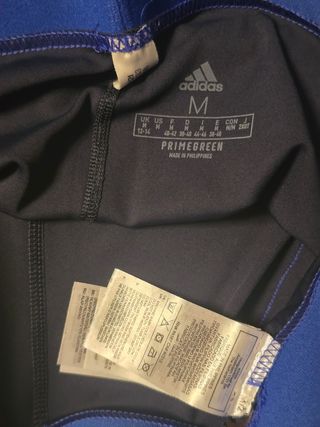 Mallas Adidas Negras y Azules