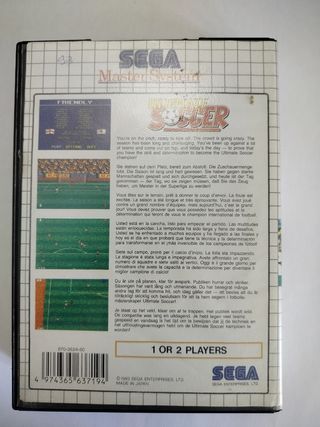 Caja SEGA Master System Ultimate Soccer