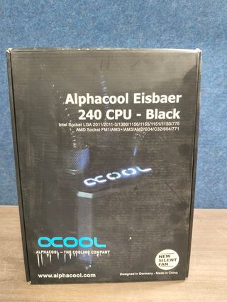 Alphacool Eisbaer 240 AIO Líquido CPU Negro