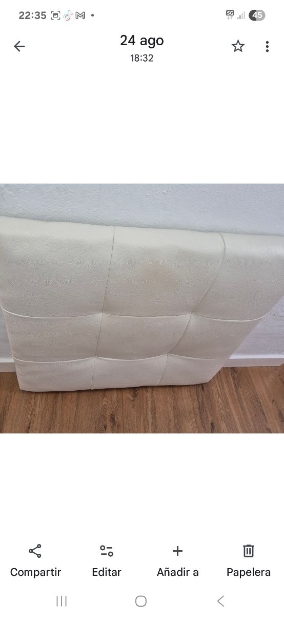 Cabecero Polipiel Blanco