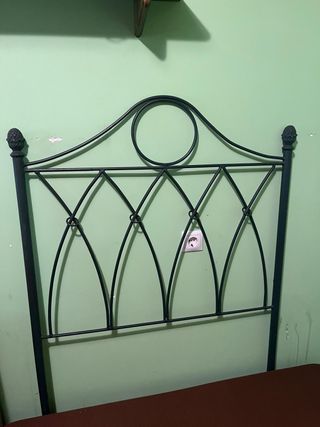 Cabecero de cama de hierro forjado