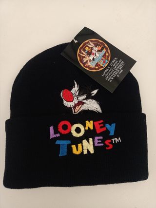 Gorro Looney Tunes Negro Vintage