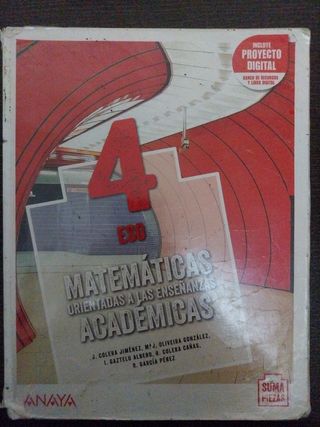 MÁTEMATICAS ORIENTADAS A LAS ENSEÑANZAS ACADEMICAS